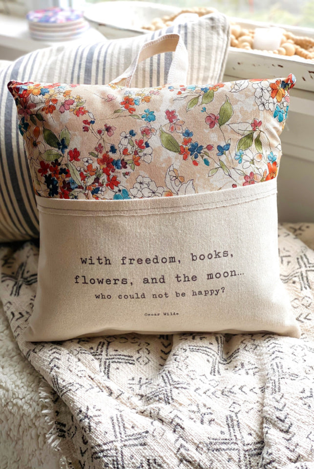 Floral Reading Pillow- Wilde