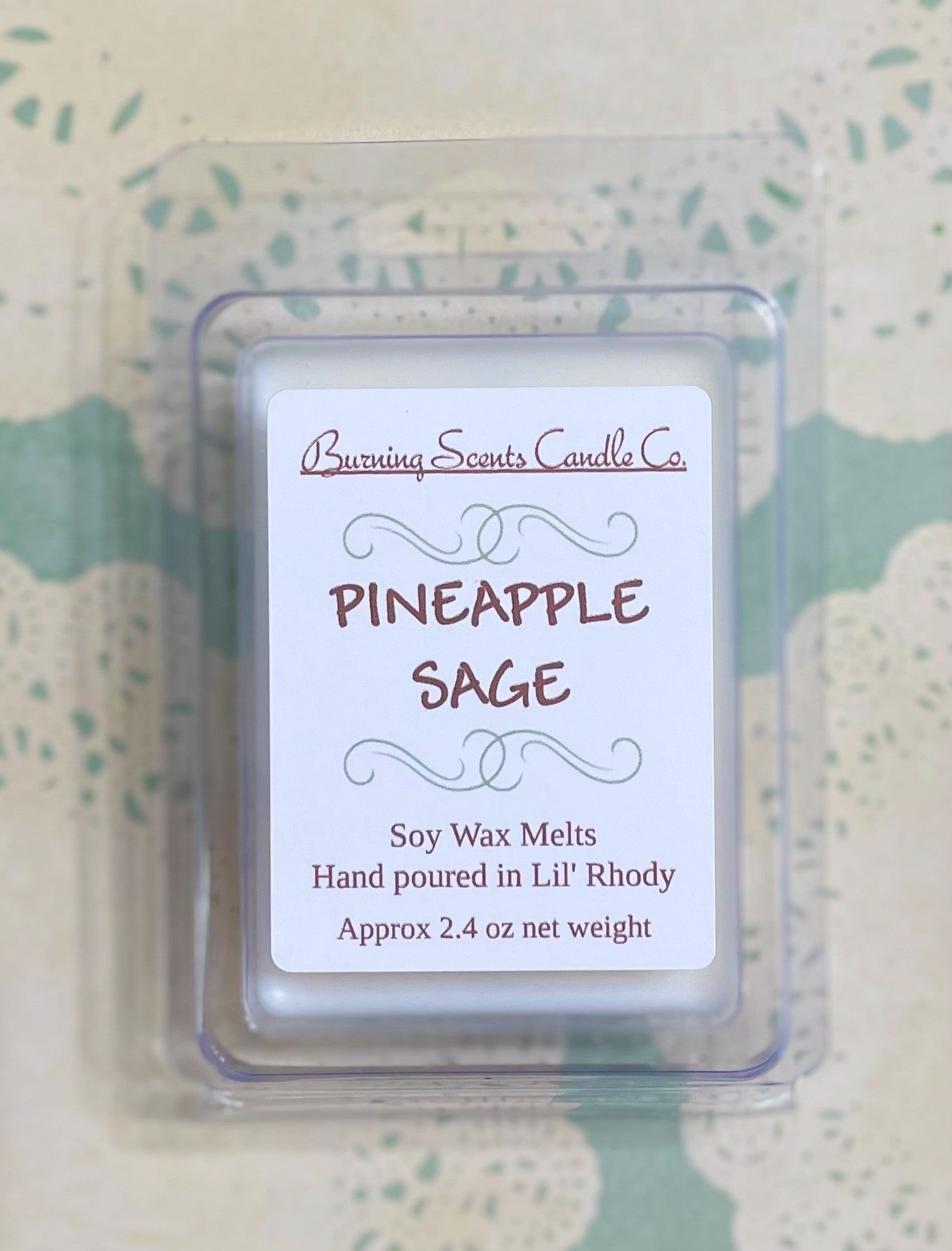 Hand Poured Soy Wax Melts- Pineapple Sage