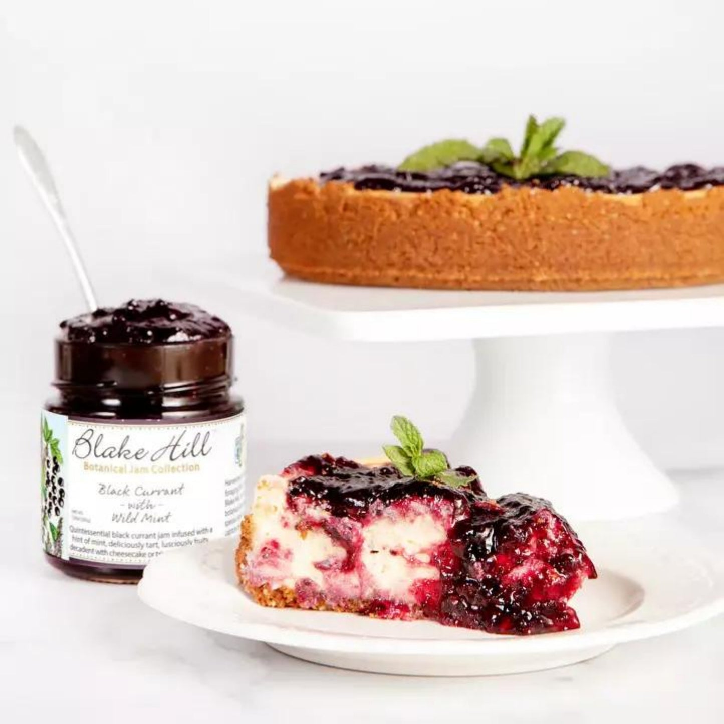 Botanical Jam Collection- Black Currant with Wild Mint Lifestyle Cheesecake