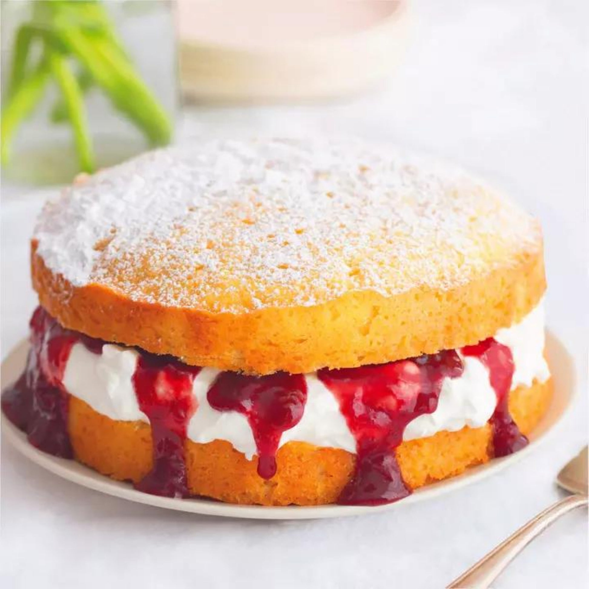 Botanical Jam Collection- Raspberry with Wild Bergamot Layered Cake