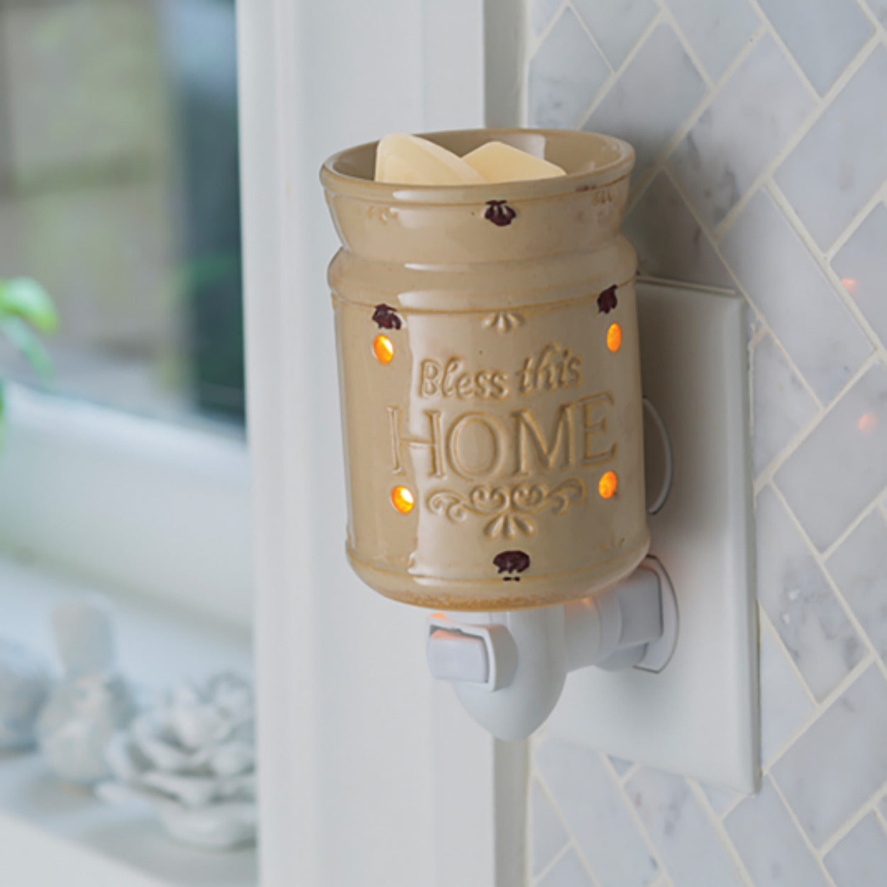 Pluggable Fragrance Warmer Bless This Home Lifestyle