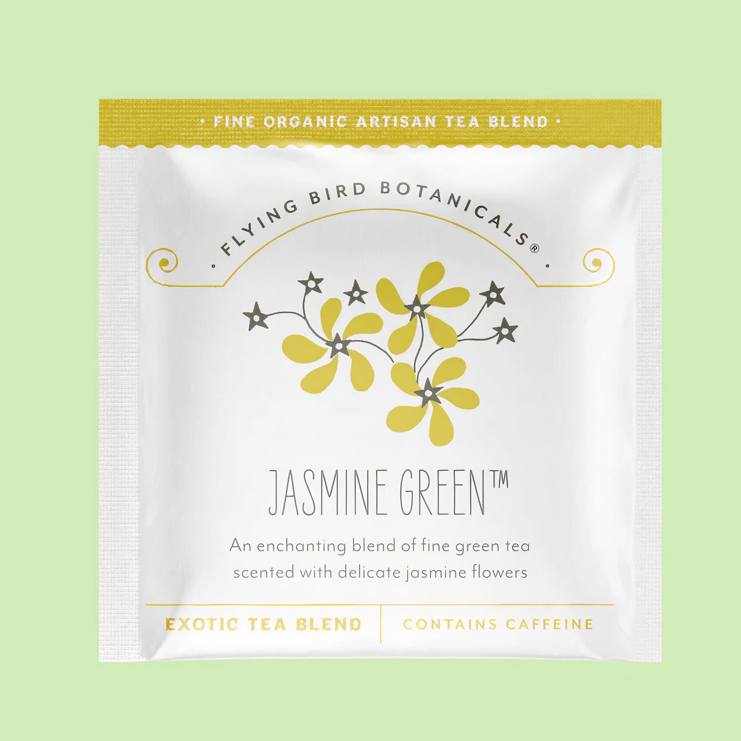 Individual Tea Bag Envelope- Jasmine Green