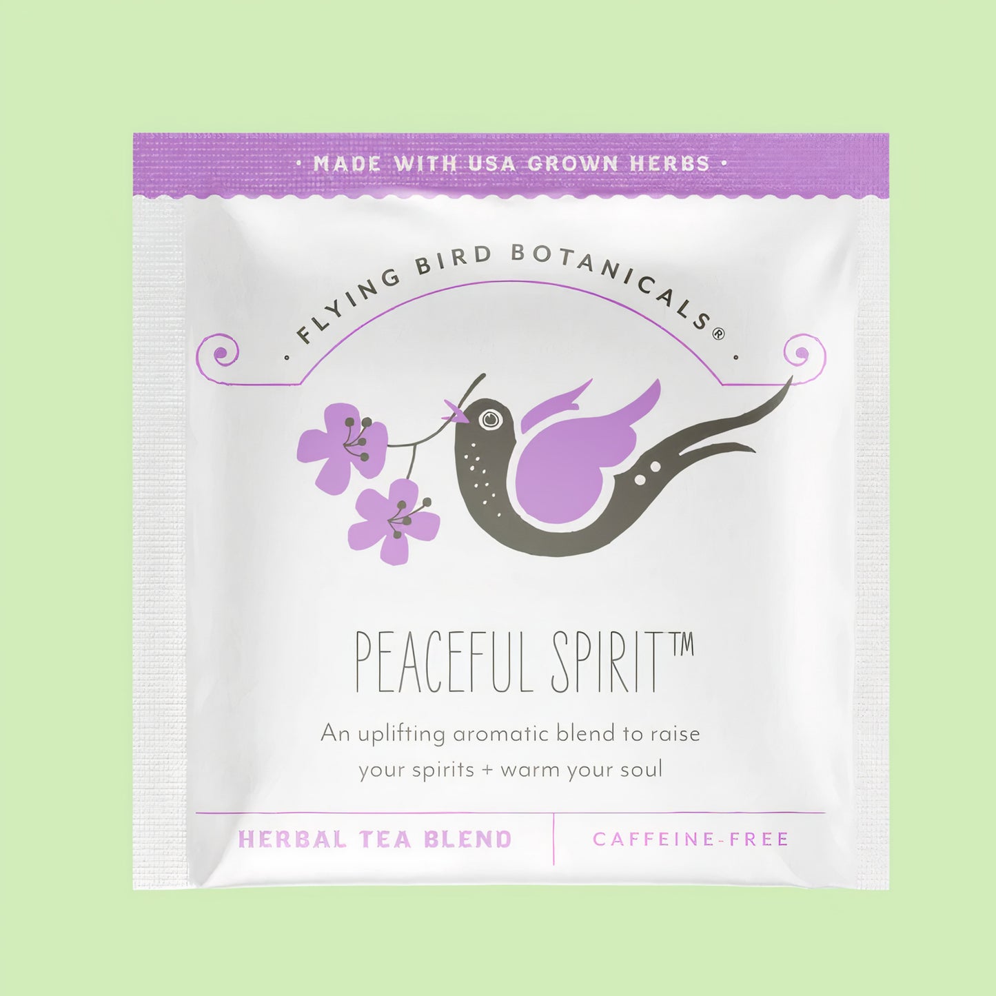 Individual Tea Bag Envelope- Peaceful Spirit