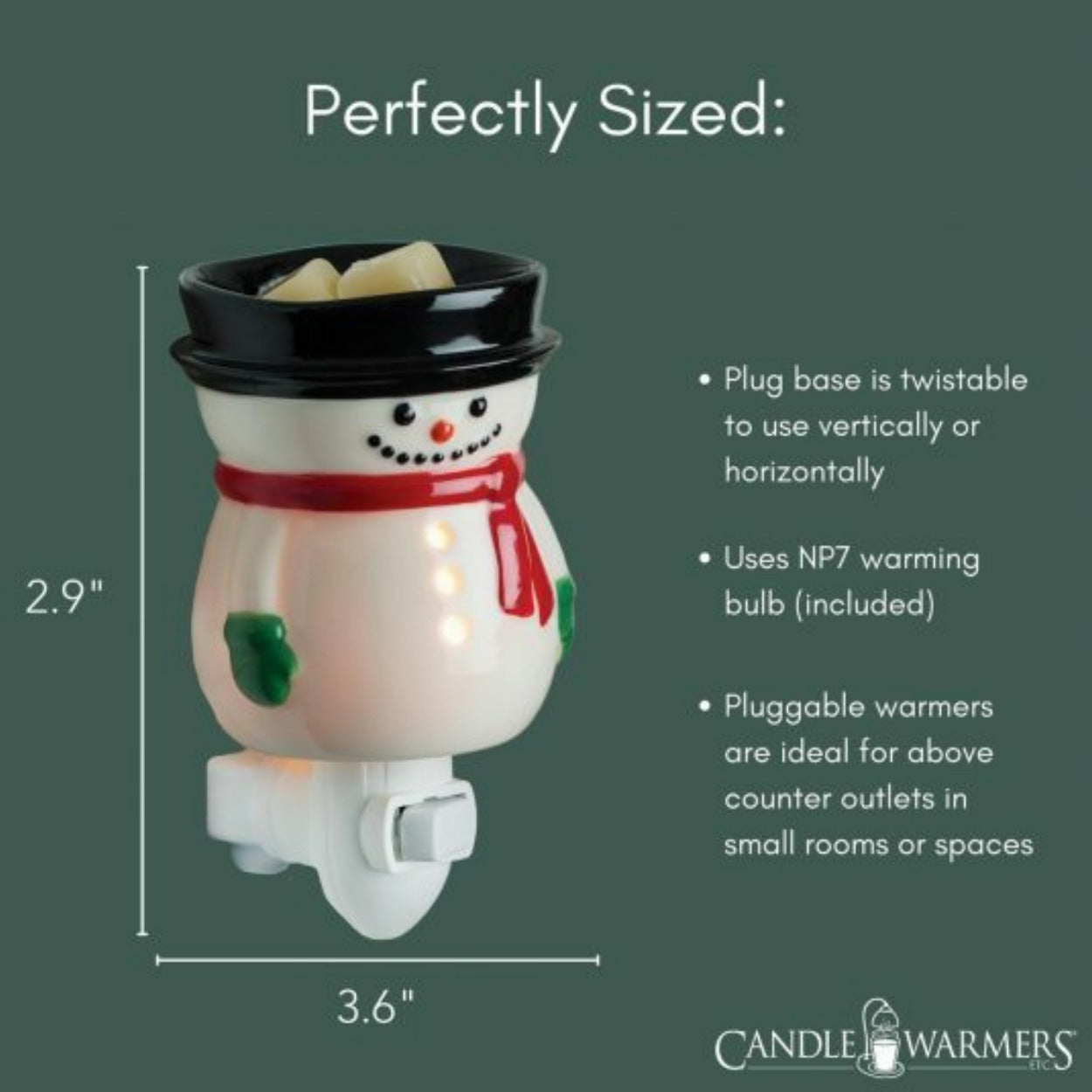 Pluggable Fragrance Warmer Frosty Details Graphic