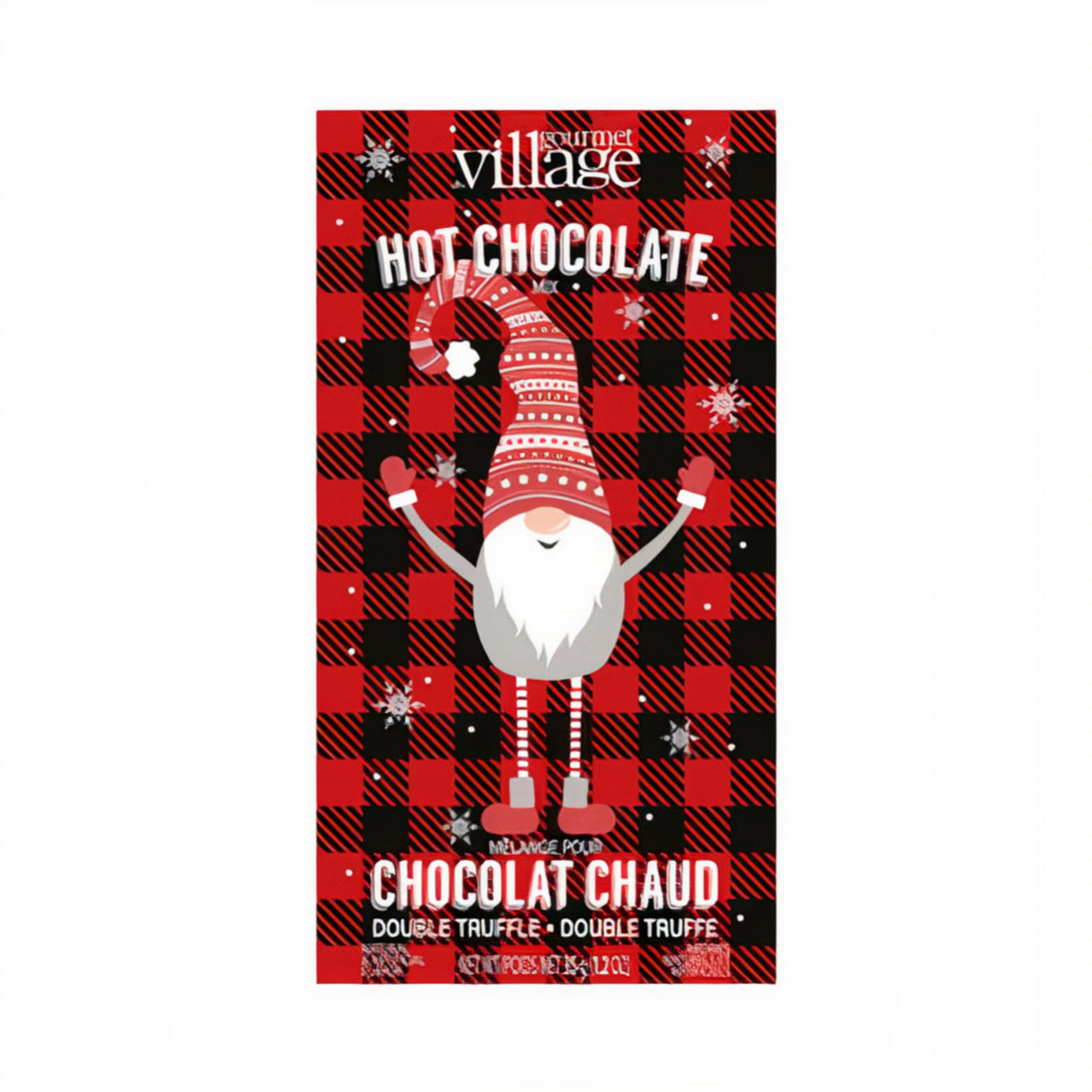 Mini Hot Chocolate Double Truffle- Plaid Gnome