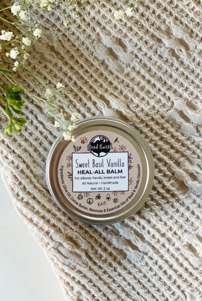 Heal All Balm- Sweet Basil Vanilla