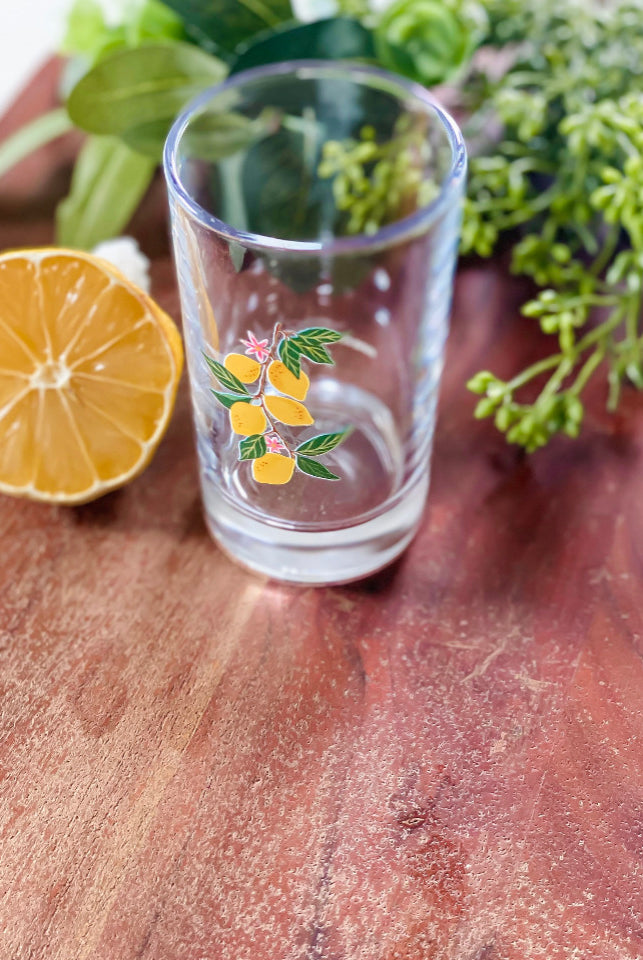 Lemon Grove Mini Juice Glass Top