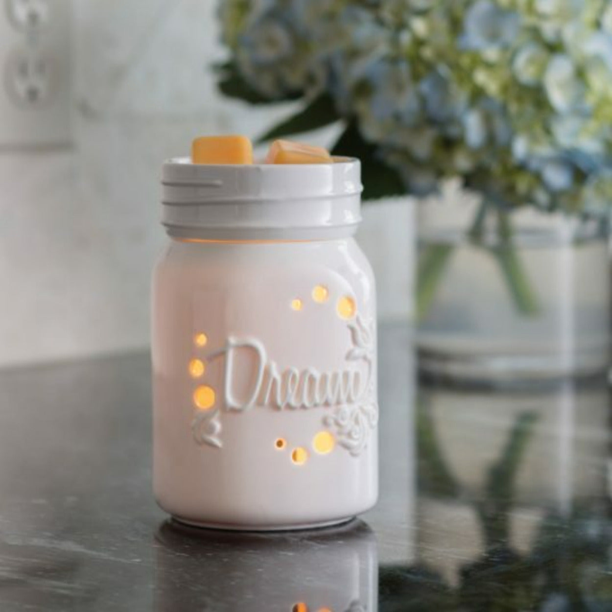Midsize Illumination Fragrance Warmer Mason Jar Lifestyle