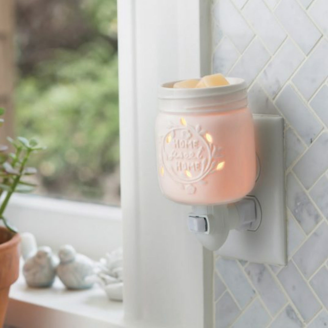 Pluggable Fragrance Warmer Mason Jar Lifestyle