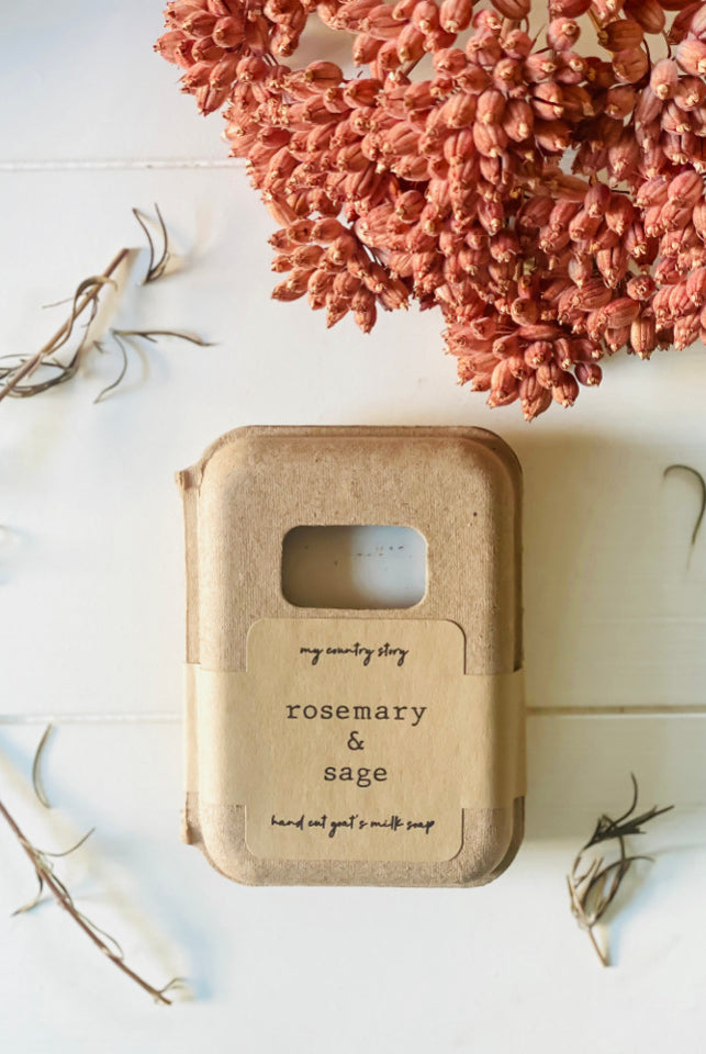 Rosemary + Sage Goat's Milk Soap