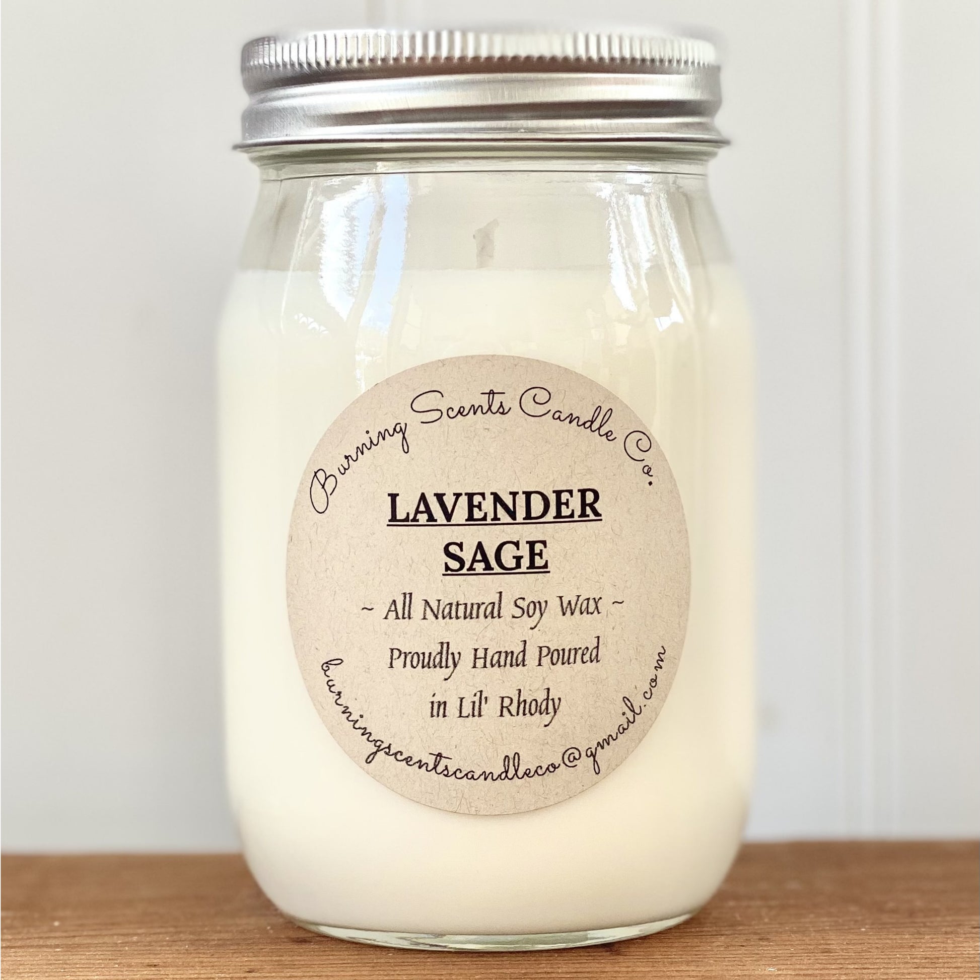 Hand Poured Soy Wax Candle- Sandalwood