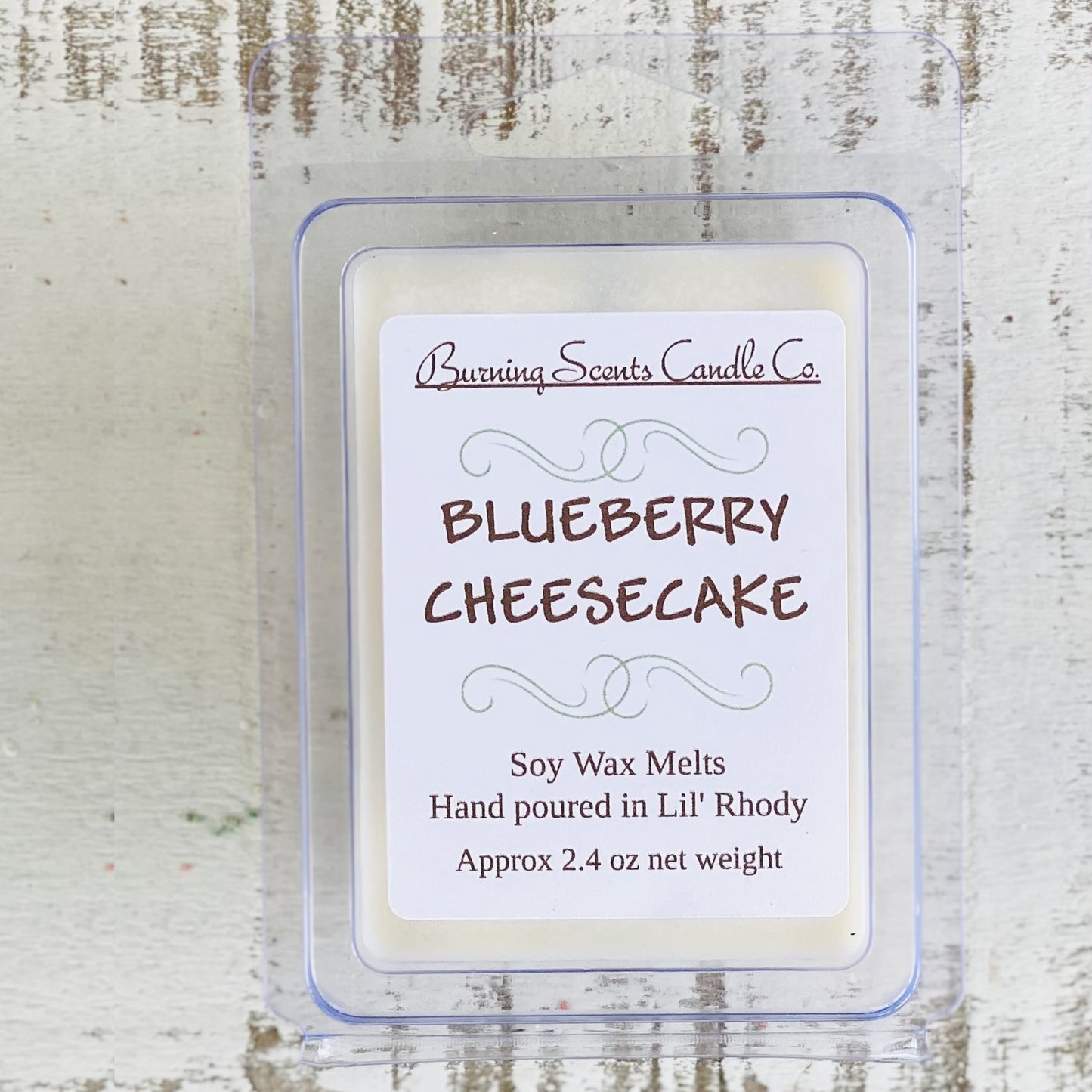 Hand Poured Soy Wax Melts- Blueberry Cheesecake