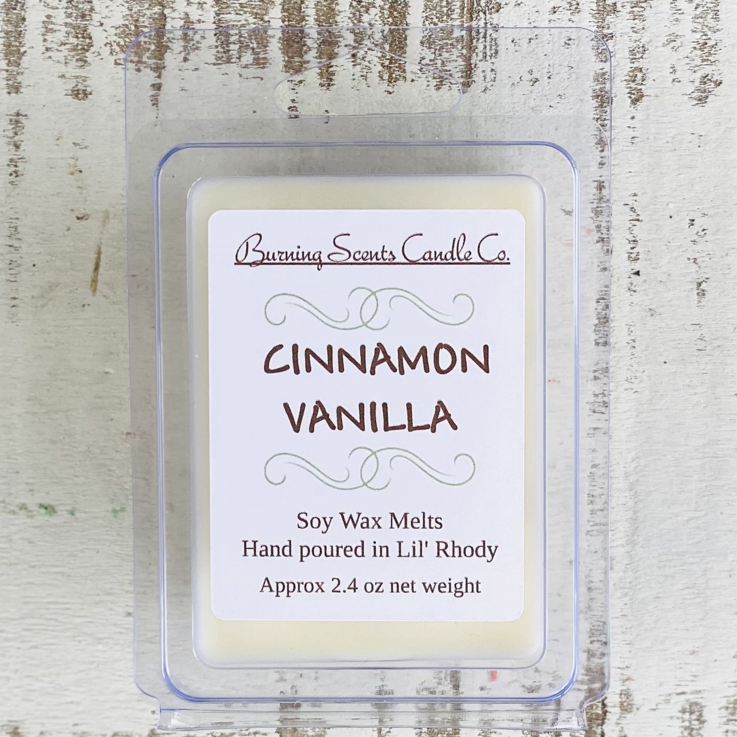 Hand Poured Soy Wax Melts- Cinnamon Vanilla