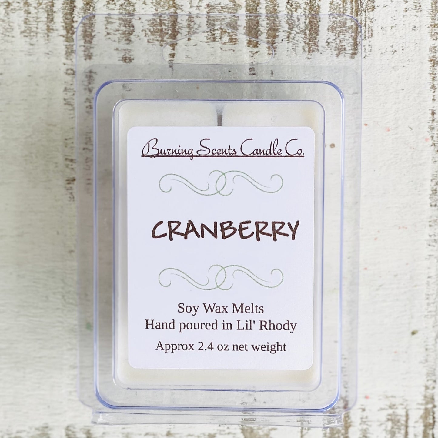 Hand Poured Soy Wax Melts- Cranberry