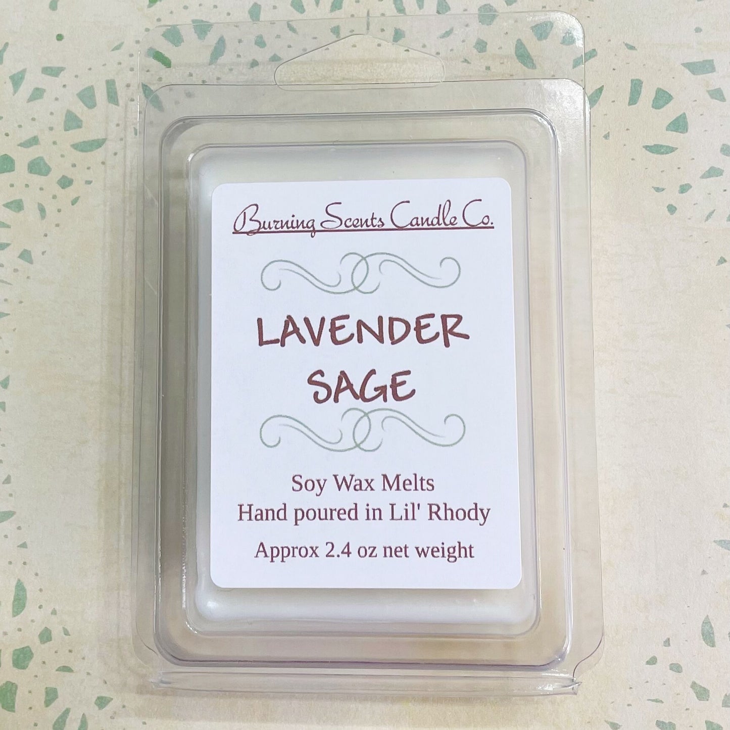 Hand Poured Soy Wax Melts- Lavender Sage