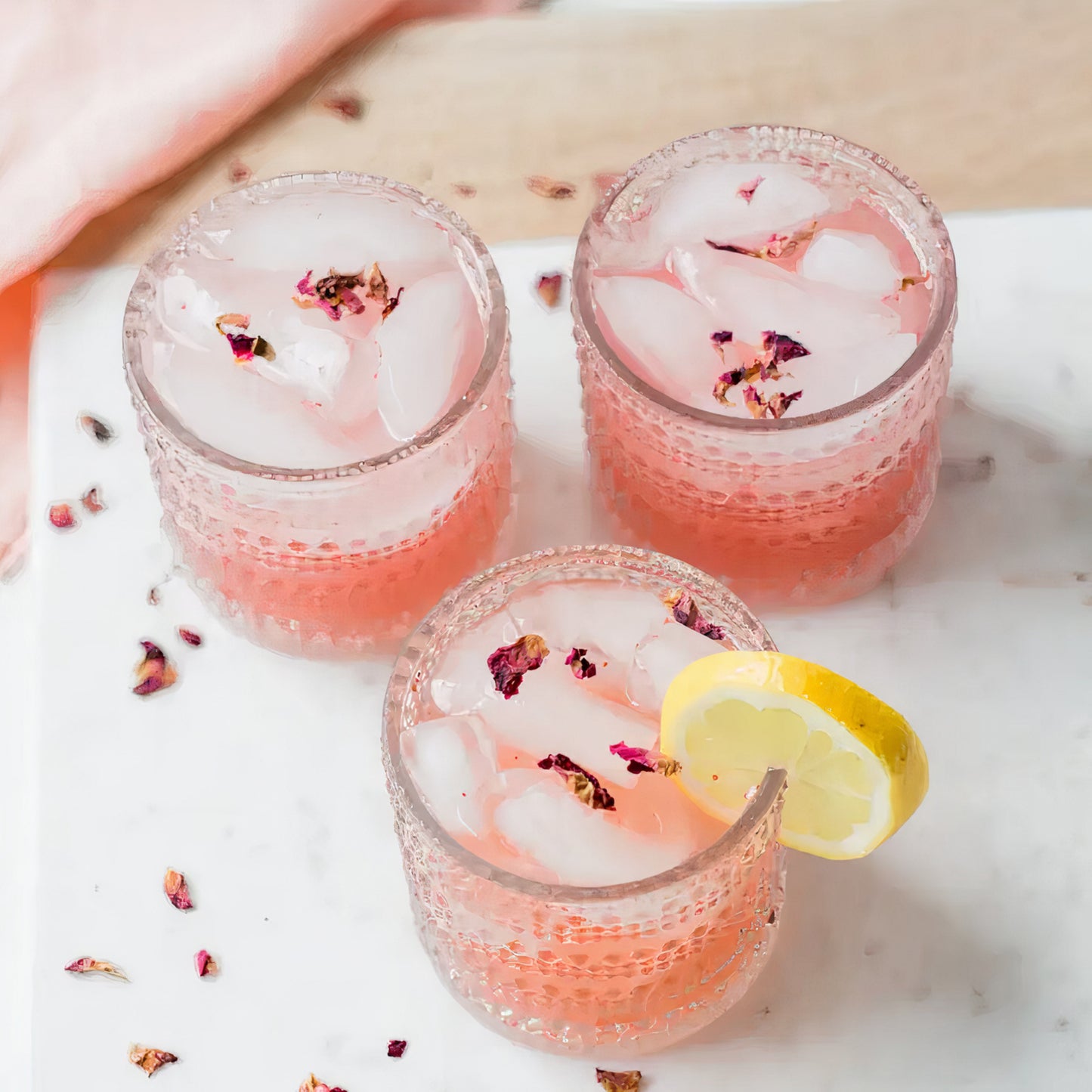 Rose, Honey & Lemon Natural Cocktail & Mocktail Mixer 16 fl oz Lifestyle
